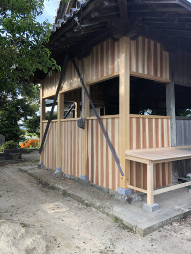 富田神社改修工事